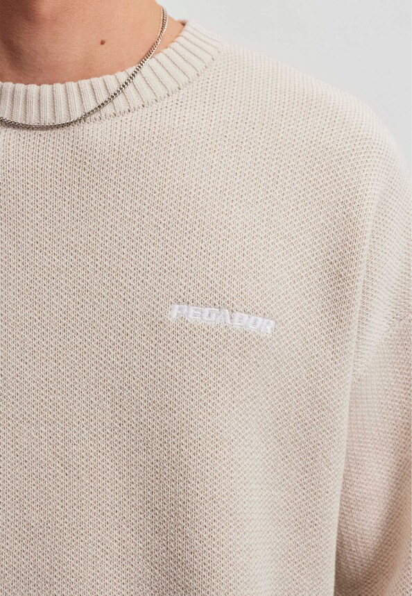 Logo Oversized Knit Sweater-4