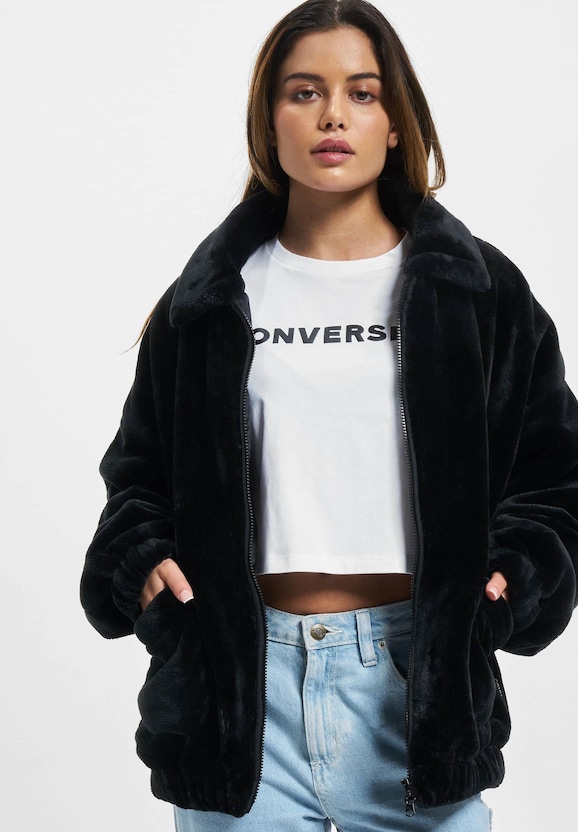 Converse Faux Fur Winterjacke-0