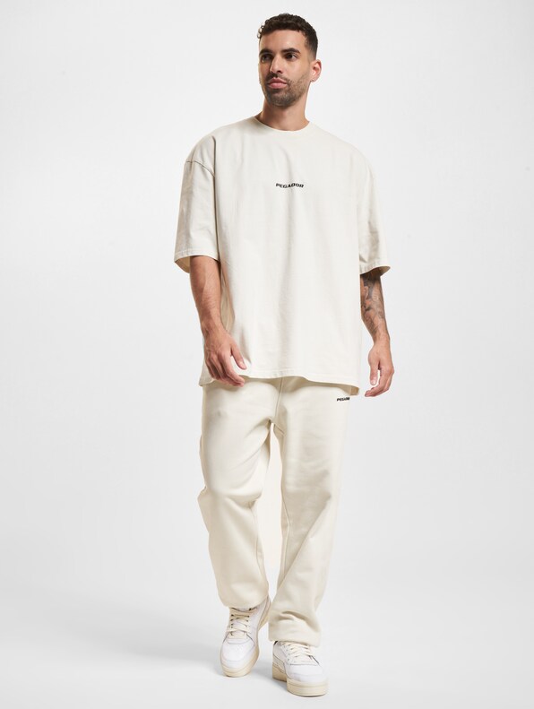 PEGADOR Colne Logo Oversized T-Shirts-5