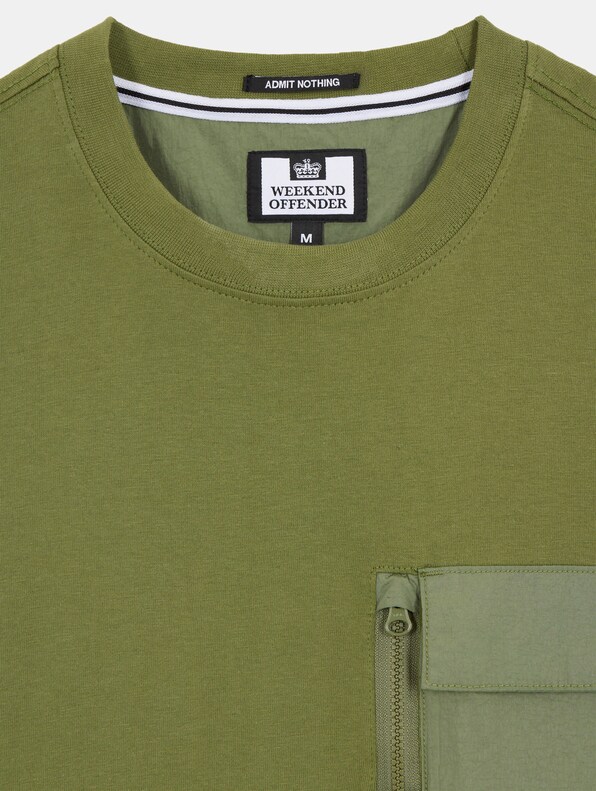 Weekend Offender TAKAJI PARACHUTE POCKET TEE-3