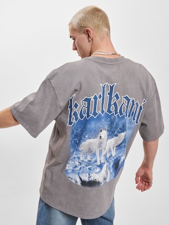 Small Signature Washed Heavy Jersey Wolf