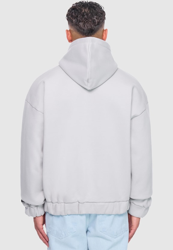 HEAVY OVERSIZE EMBO ZIPPER HOODIE-1