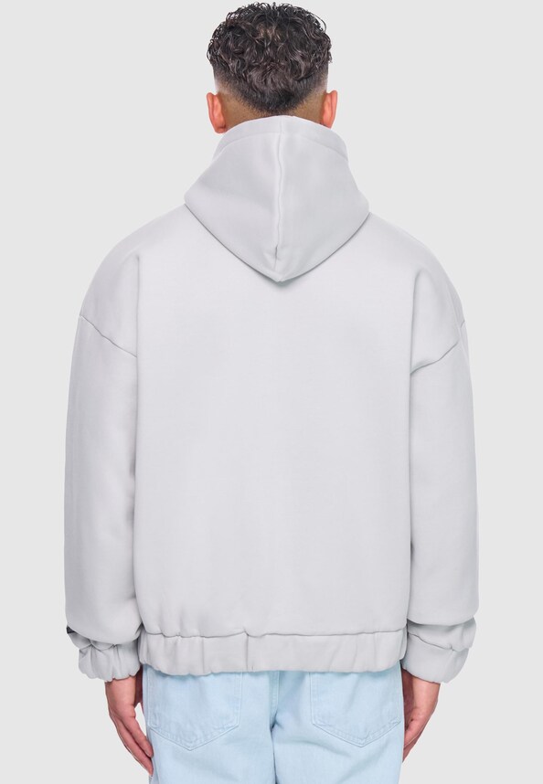 HEAVY OVERSIZE EMBO ZIPPER HOODIE-1