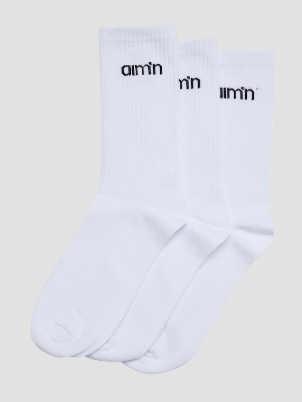 aim'n Logo 3-Pack Socken-0