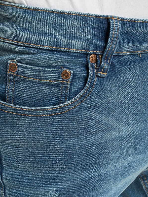 Denim Project Mr Red Light Destroy Slim Fit Jeans-5