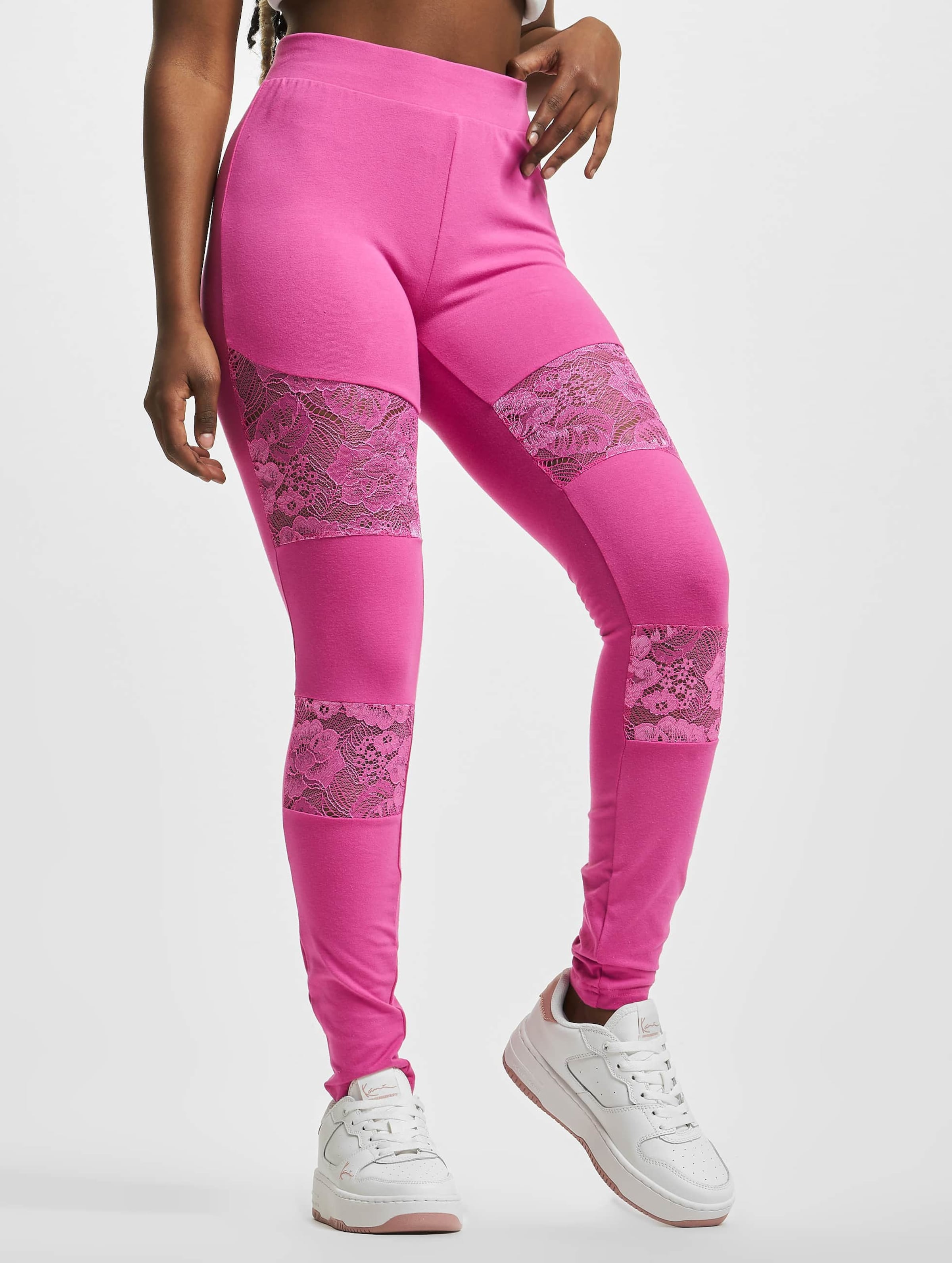 Womens Workout Yoga Ombre Black to Pink Leggings | Gearbunch.com