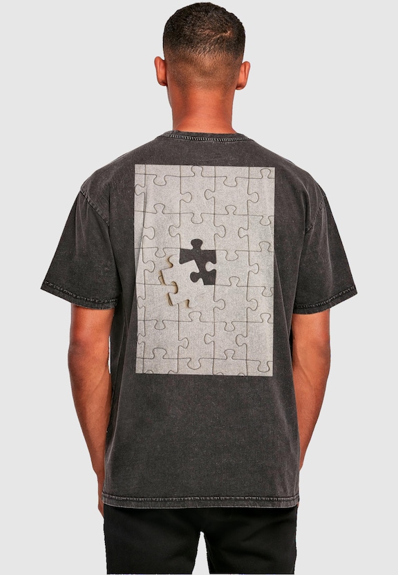 Missing Piece Acid Washed Heavy Oversize Tee-1
