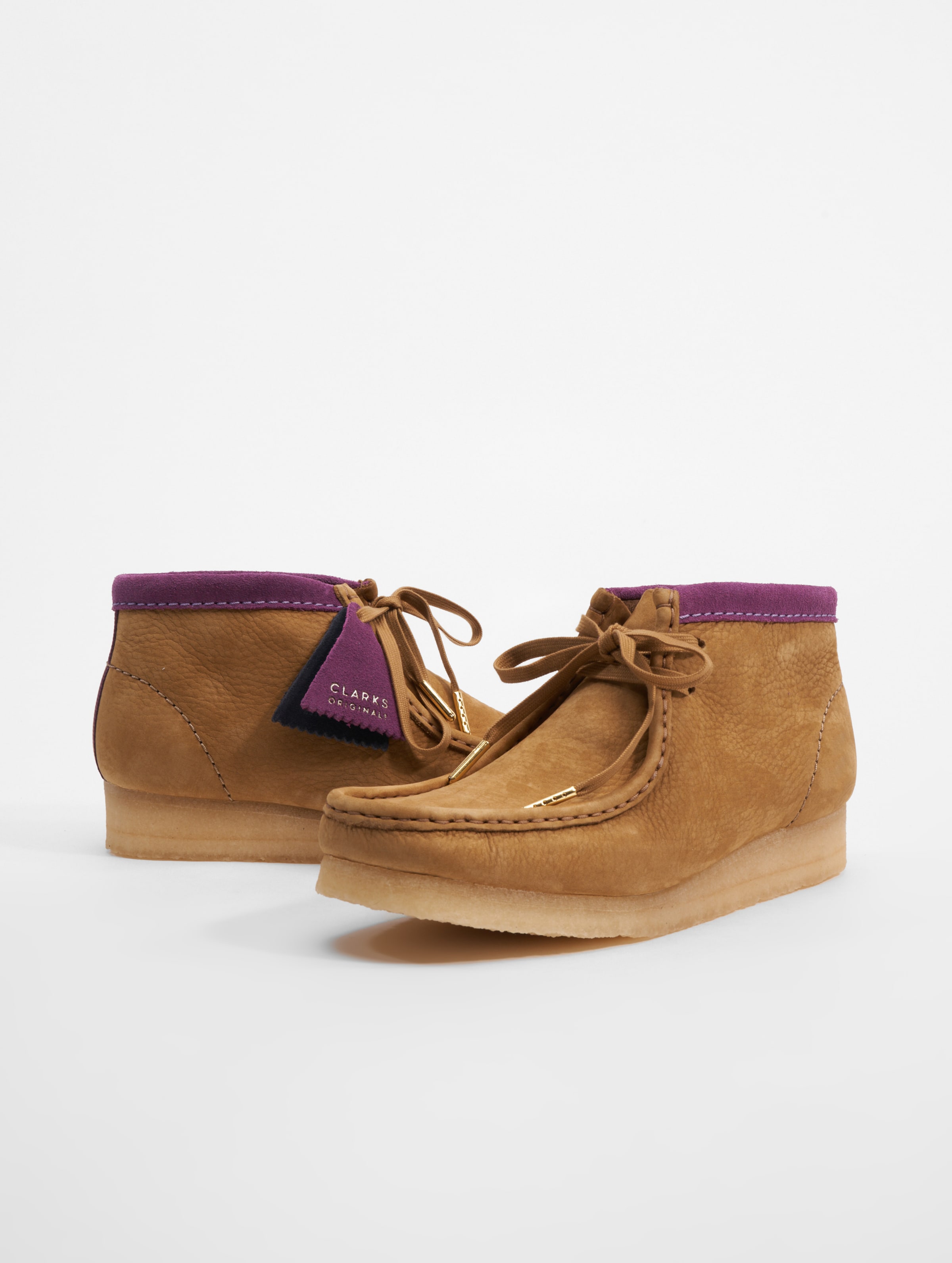 Clarks Originals Wallabee Boot Schuhe Mannen op kleur bruin, Maat 38