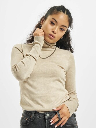 Only onlVenice Rollneck Noos Pullover Whitecap Gray/Detail