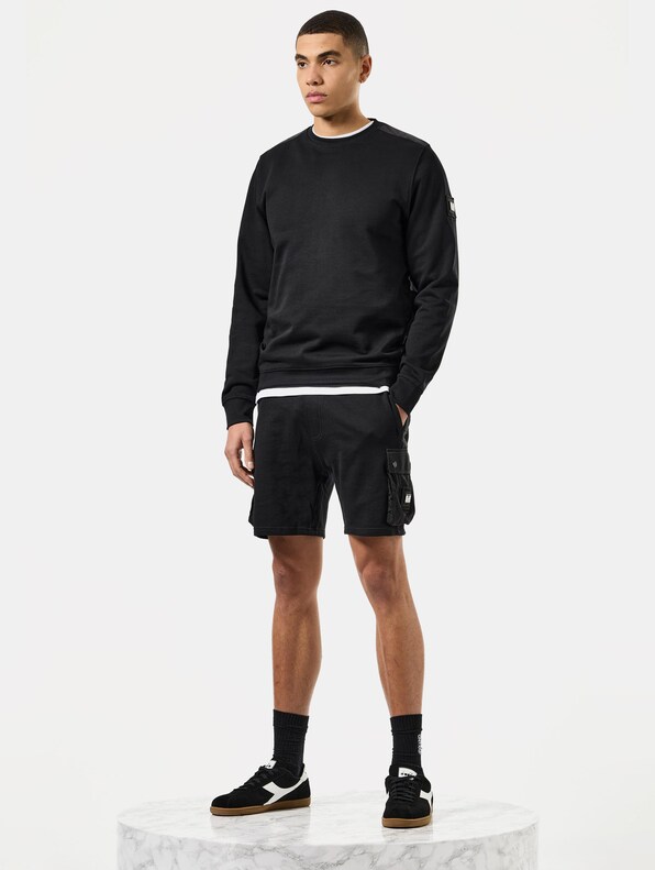 Weekend Offender F BOMB PARACHUTE OVERLAY SWEAT-2