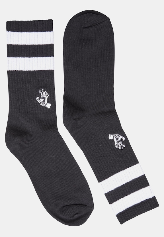 Santa Cruz Mini Mono Hand Twin Stripe Socken-0