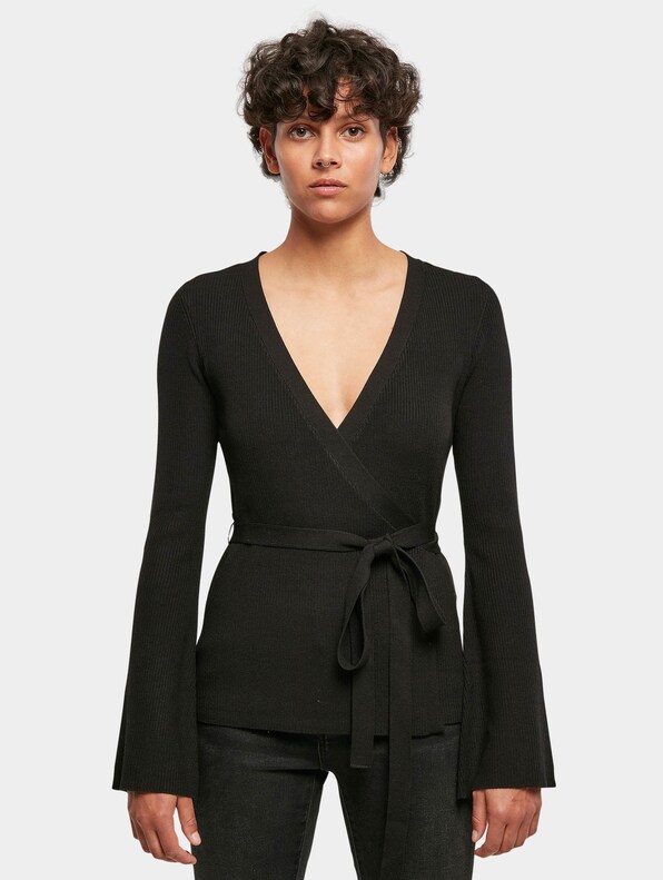 Ladies Rib Knit Wrapped -2