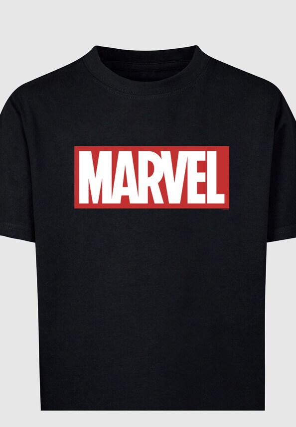 Kids Marvel Comics - Simple Logo Basic T-Shirt-2