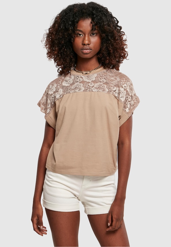 Ladies Short Oversized Lace-0