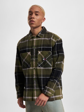 Tommy Jeans Brushed Check Overshirt Hemden