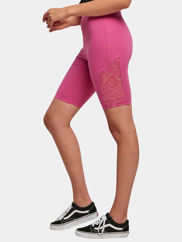 High Waist Lace Inset Cycle-7