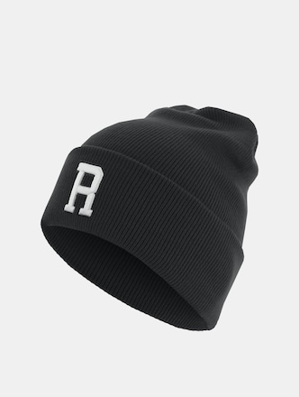 MSTRDS Letter Cuff Knit Beanie