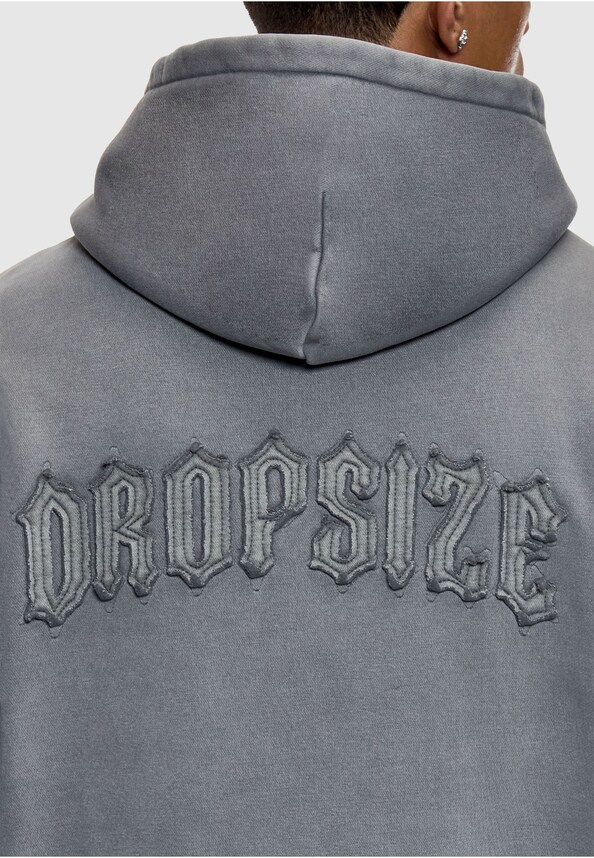 SELF FABRIC PATCH HOODIE-6