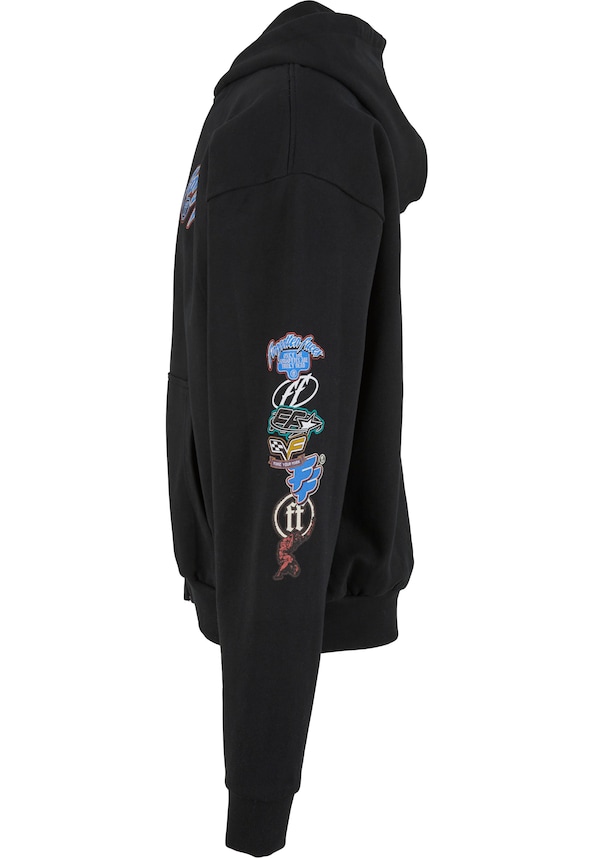 Courage Defines Oversize Zip Hoody-3