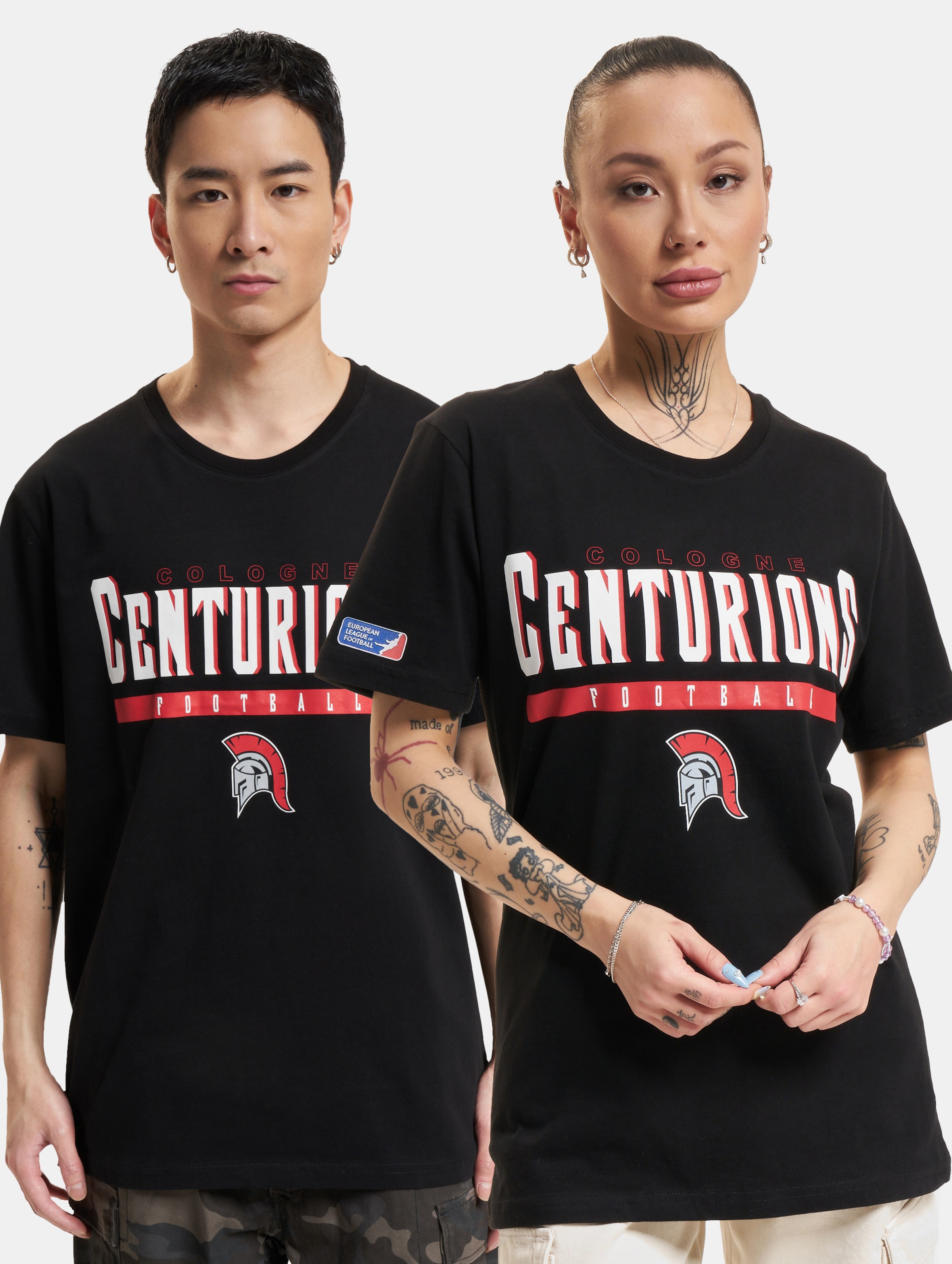 European League Of Football Cologne Centurions Identity T-Shirt Unisex op kleur zwart, Maat M