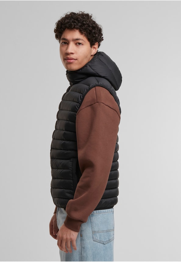 Basic Light Weigh Vest With Hood-2