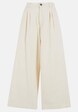 Ladies Wide Leg Light Denim Pants-4