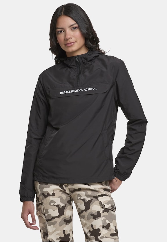 Dream Believe Achieve Ladies Basic Pull Over Jacket-0
