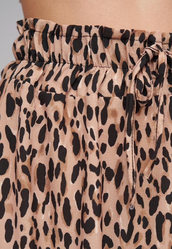 Cloud 5ive Tiered Longform Skirt with AOP-5