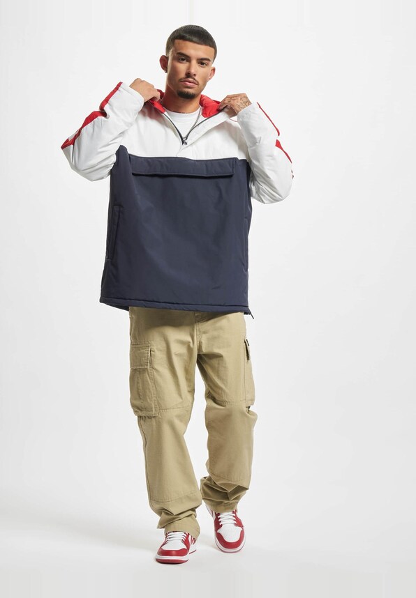 3-Tone Padded Pull Over Hooded-6