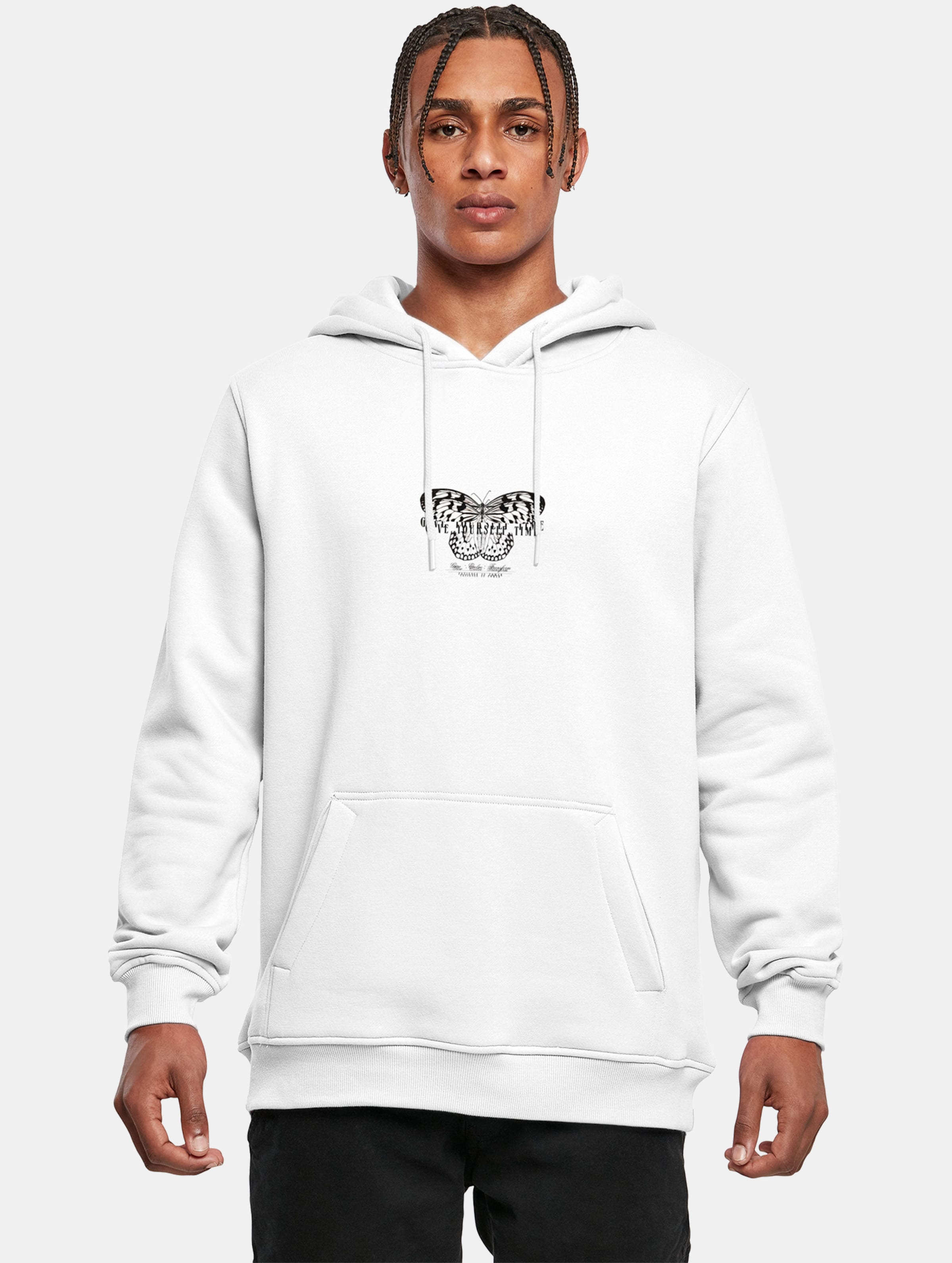 Mister Tee - Give Yourself Time Hoodie/trui - M - Wit