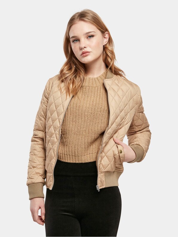 Ladies Diamond Quilt Nylon-0