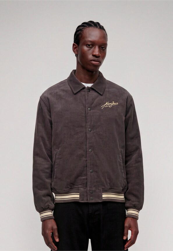 Kani Jeans Corduroy Oversized College Jacket-0