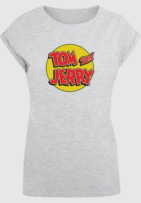 Ladies Tom and Jerry - Circle Logo T-Shirt-4