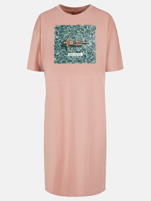 Ladies Summer - On My Mind Oversized Slit Dress-4