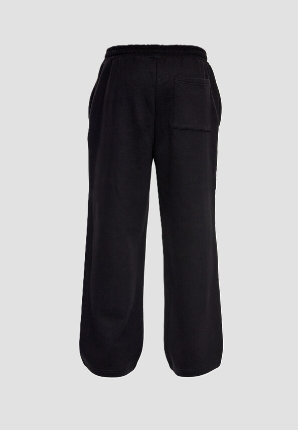 EMBROIDERY BAGGY OPEN LEG JOGGER-3