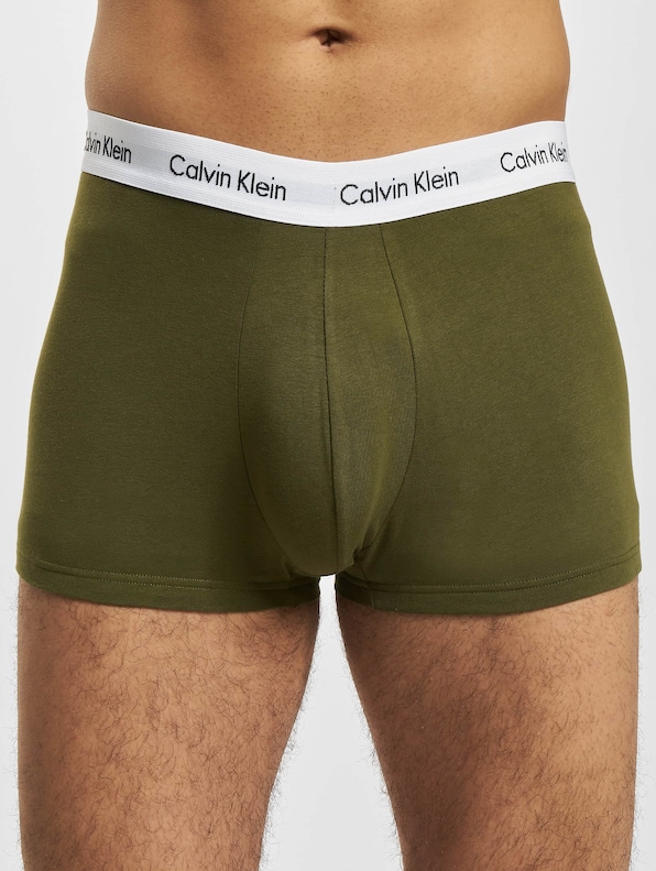 Calvin Klein Underwear Low Rise 3 Pack Shorts Faded Gry/Samba/Evergrn-1