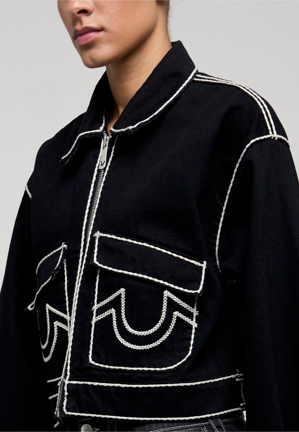 ROPE STITCH DENIM JACKET-3