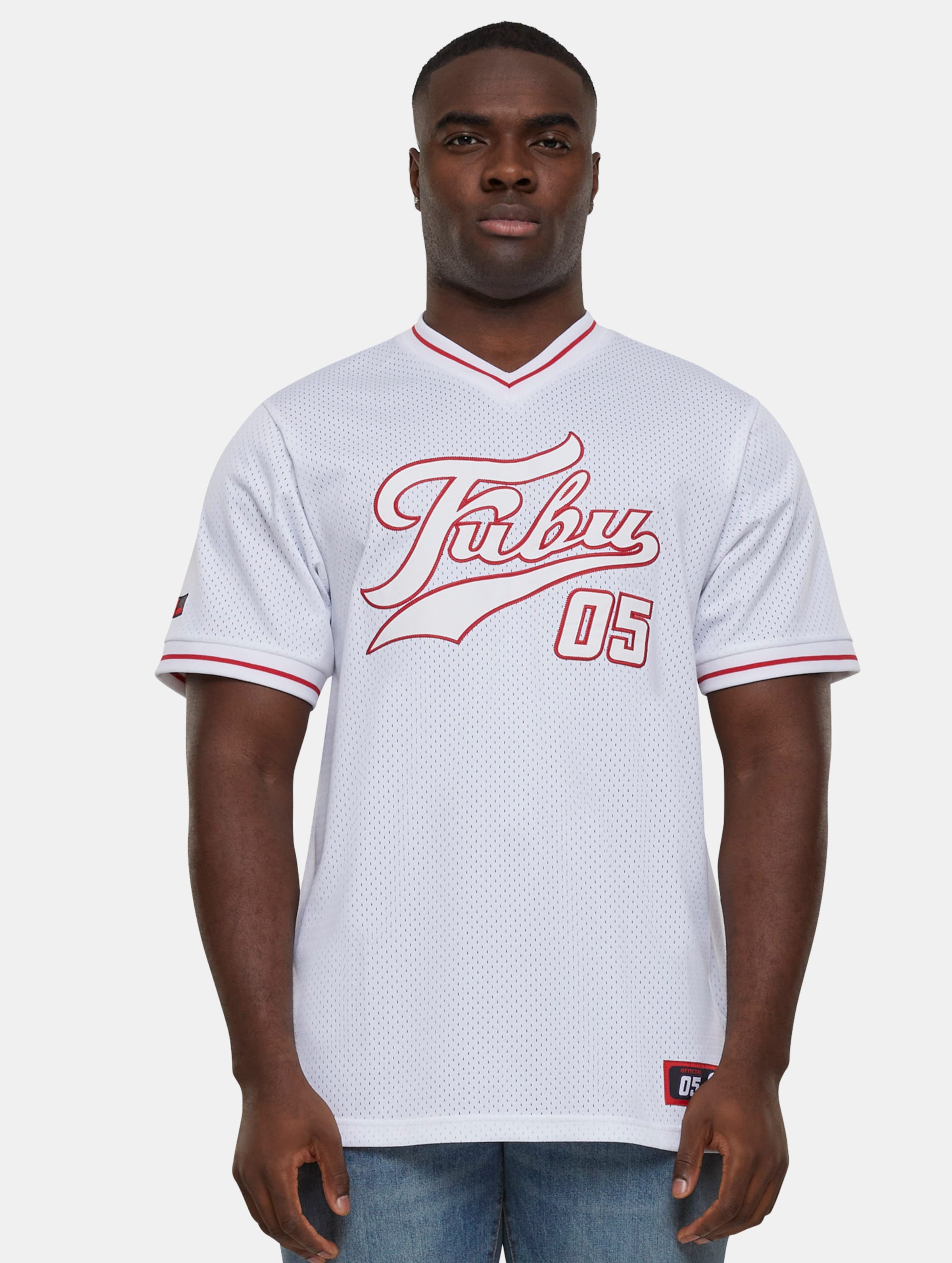 Fubu FUBU Varsity Mesh Tee op kleur wit, Maat XL