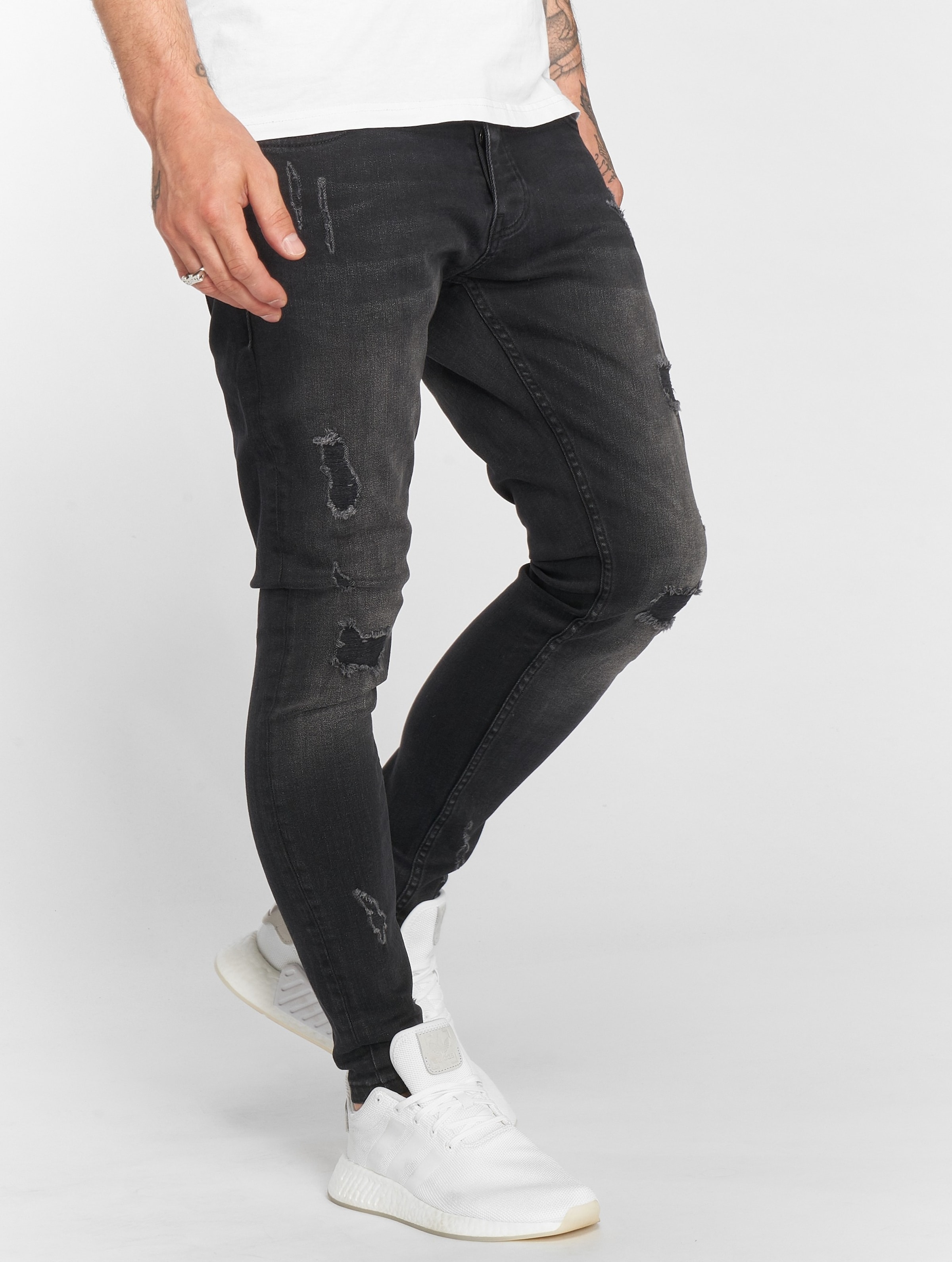 DEF Mingo Slim Fit Jeans Mannen op kleur zwart, Maat 38