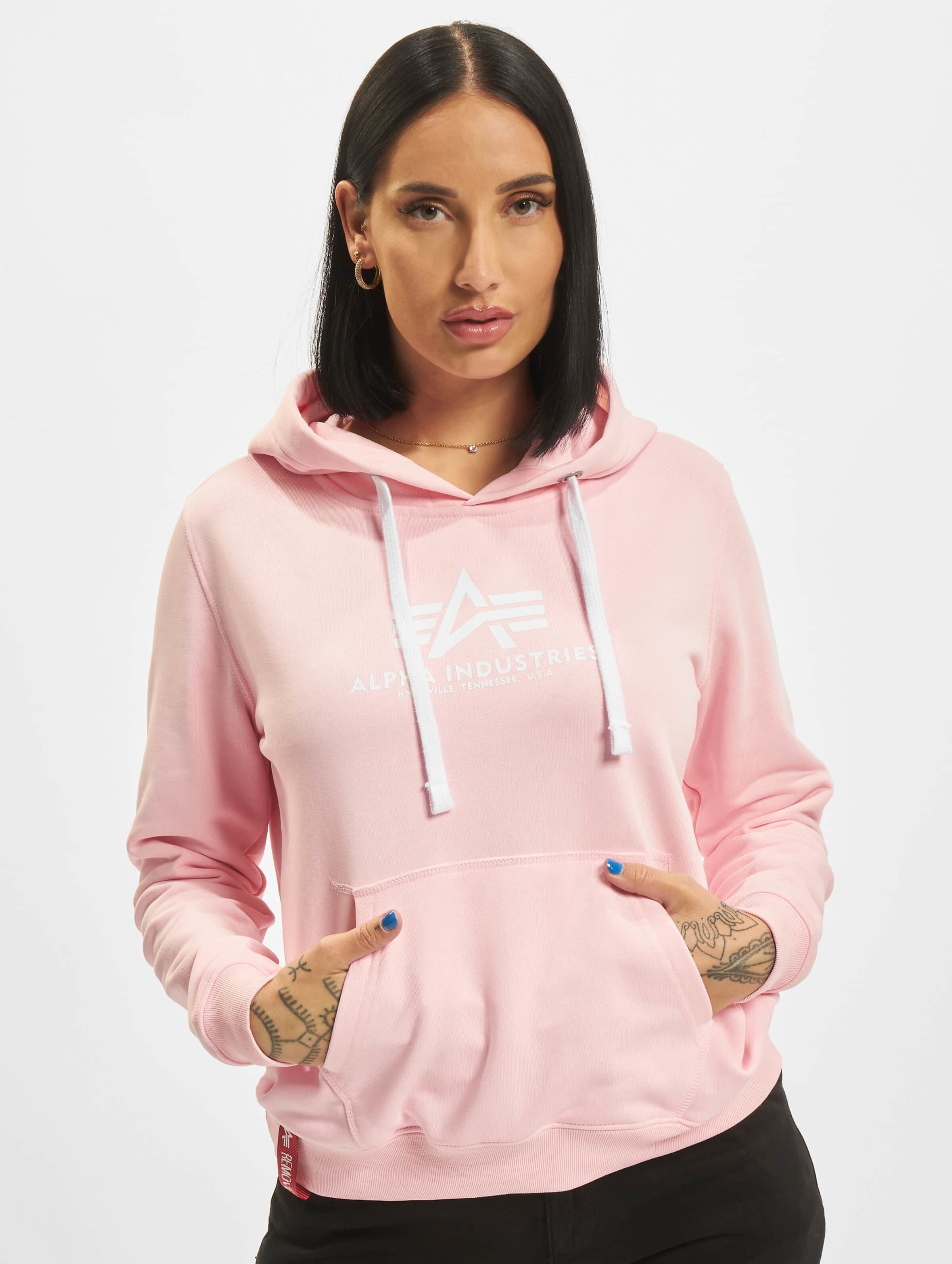 Alpha industries 2025 pink hoodie