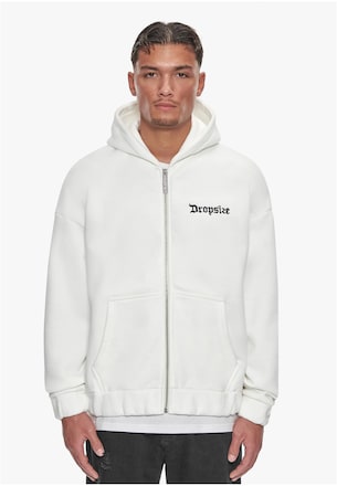 HEAVY OVERSIZE EMBO ZIPPER HOODIE