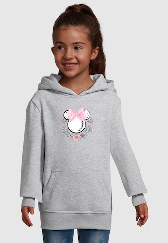Kids Minnie Mouse - Flowers Logo Hoody