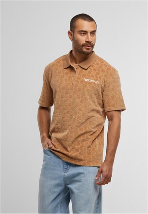 MONOGRAM VELOUR POLO SHIRT