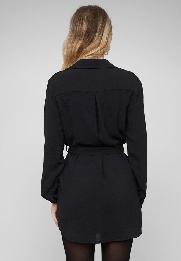 Longsleeve Dress with tie-belt-1