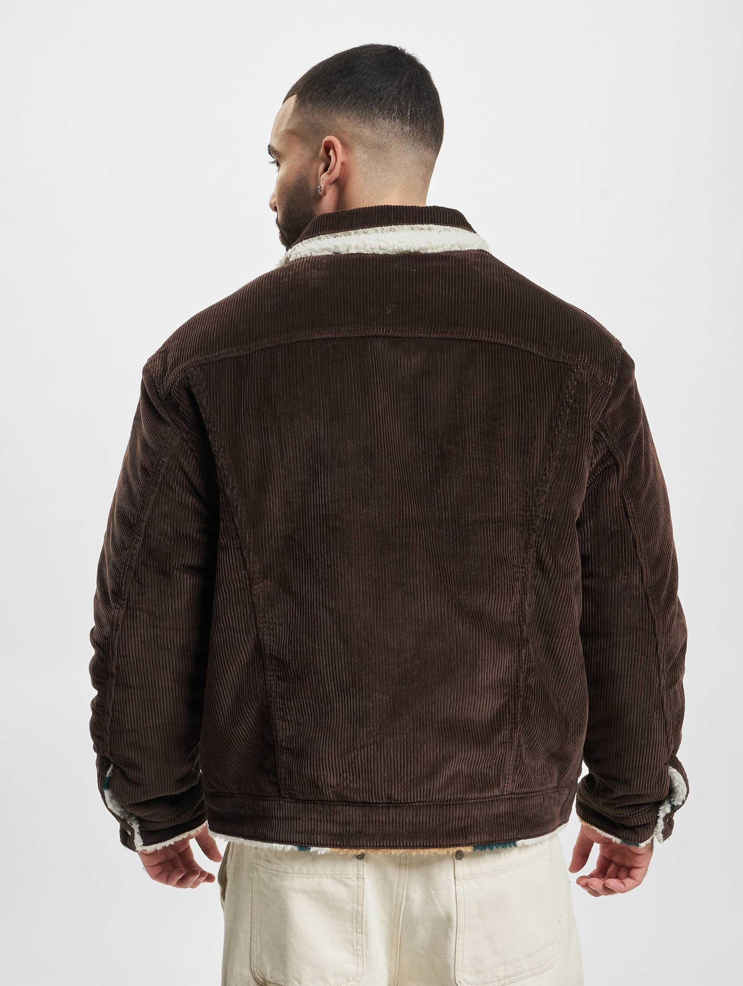 Brown corduroy levi on sale jacket