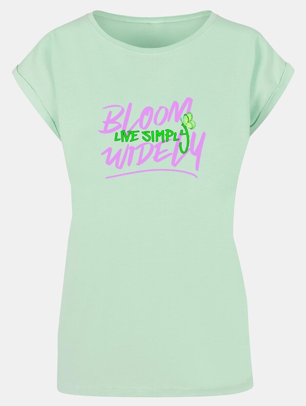 Ladies Bloom Widely Extended Shoulder-2