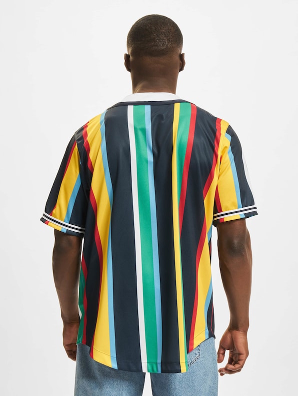Serif Stripe Baseball Shirt-1