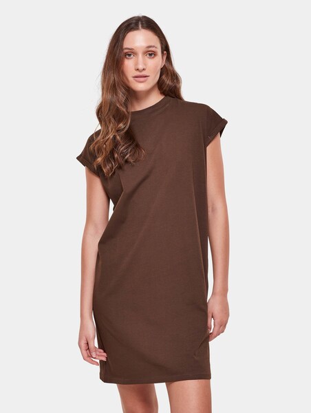Robe Femme Urban Classics Col Tortue - Épaules Dénudées - Jersey Doux - Look Décontracté Et Moderne