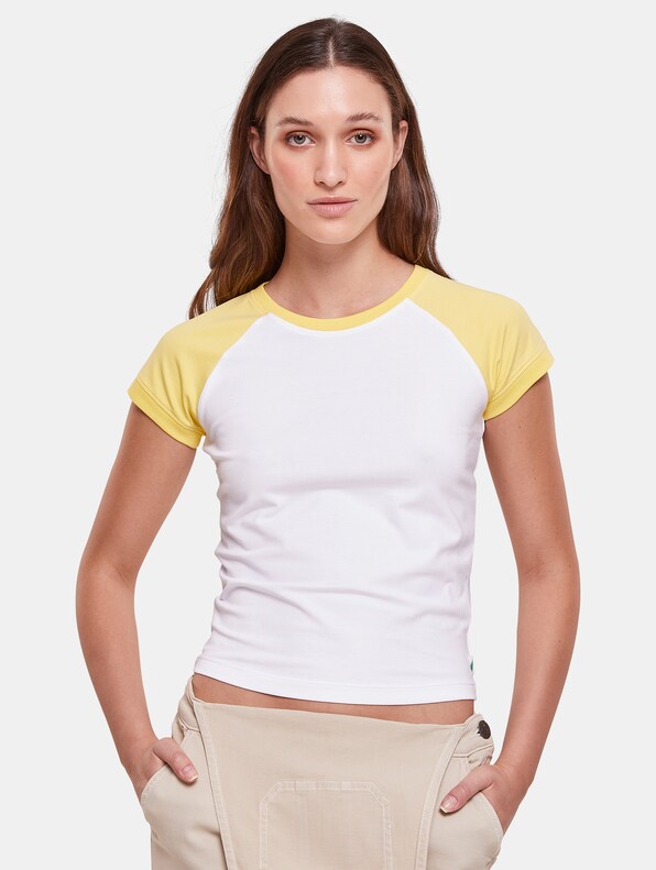 Ladies Organic Stretch Short Retro Baseball-0