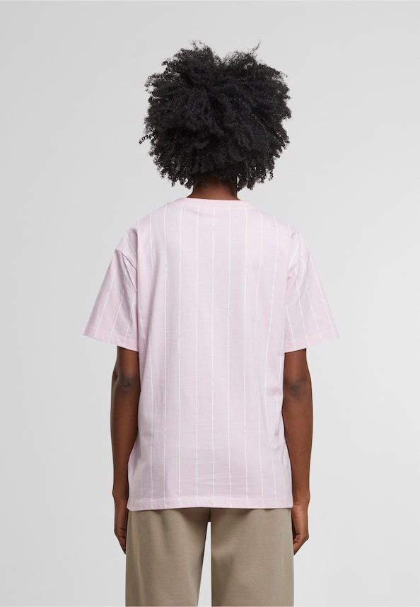 Signature Pinstripe Os T-Shirt-1